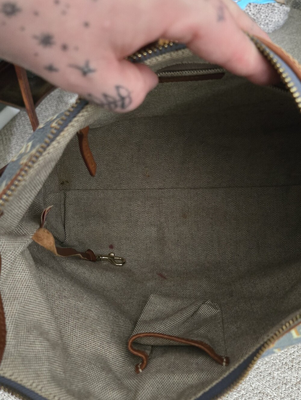 Dooney & Bourke Monogram Gretta Hobo Shoulder Bag - Picture 7 of 10